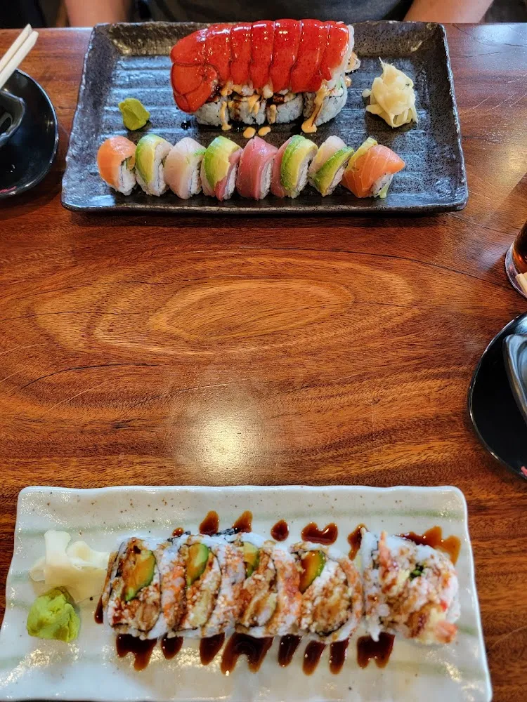 Tiger Roll and Bluefin Nigiri